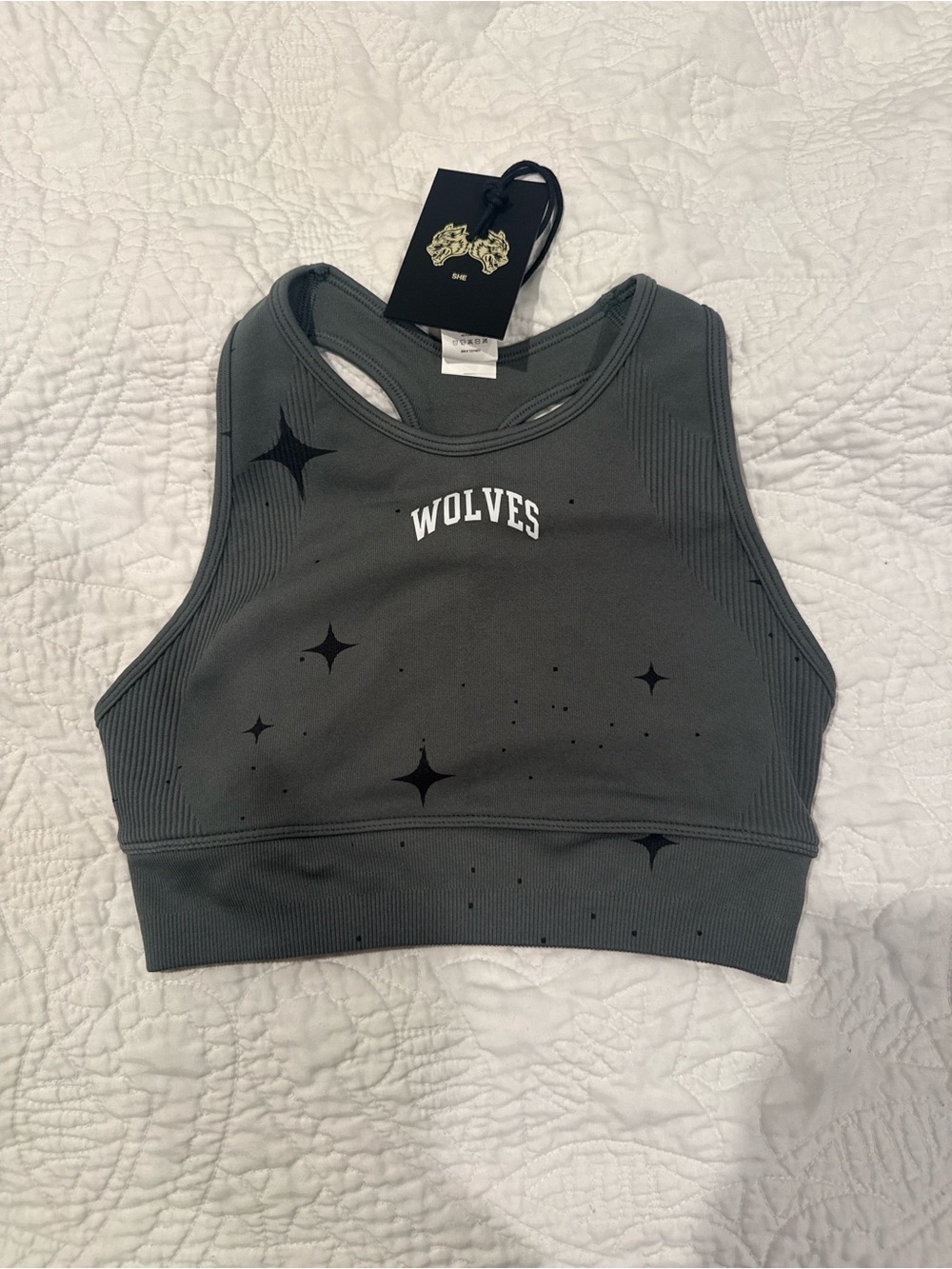 NWT She Darc Starry Night Sports Bra